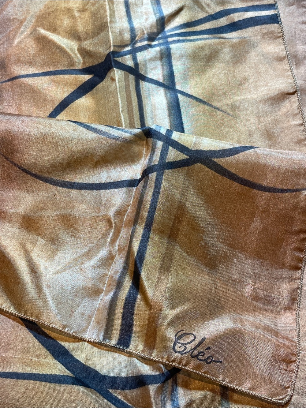 SILK SCARF M